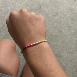 Rainbow bracelet,strings